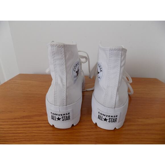 Converse All Star Chuck Taylor platform sneakers white size 7 - Picture 4 of 11